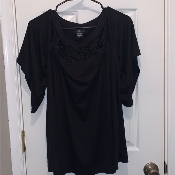 Short sleeve off the shoulder top - Picture 1 of 2